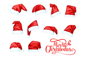 Merry Christmas Santa Claus Hats