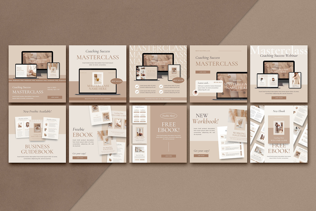 4 in 1 Course Creator Bundle CANVA, a Presentation Template by Studio Loire (Photo 60 of 73)