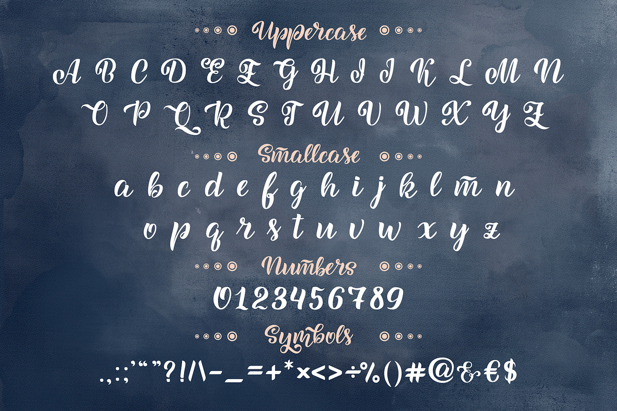 Anarion Script Font preview 3