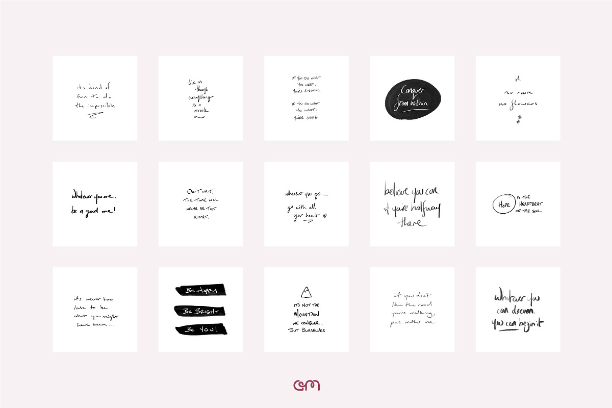 Social Quotes Bundle, a Social Media Template by AM Studio (Photo 10 of 12)
