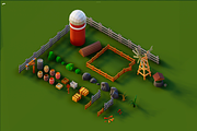 Farm 3D Models Low Poly, an Object 3D Model by Erdem Haksal (Thumbnail 2 of 4)