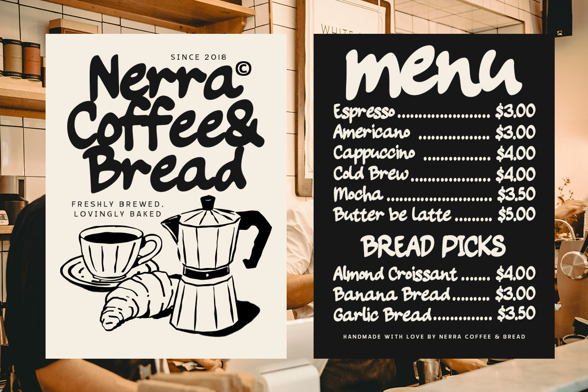 MCO - The Bumble Clubs, a Handwritten Font by Mojiscope Studio (Photo 5 of 10)