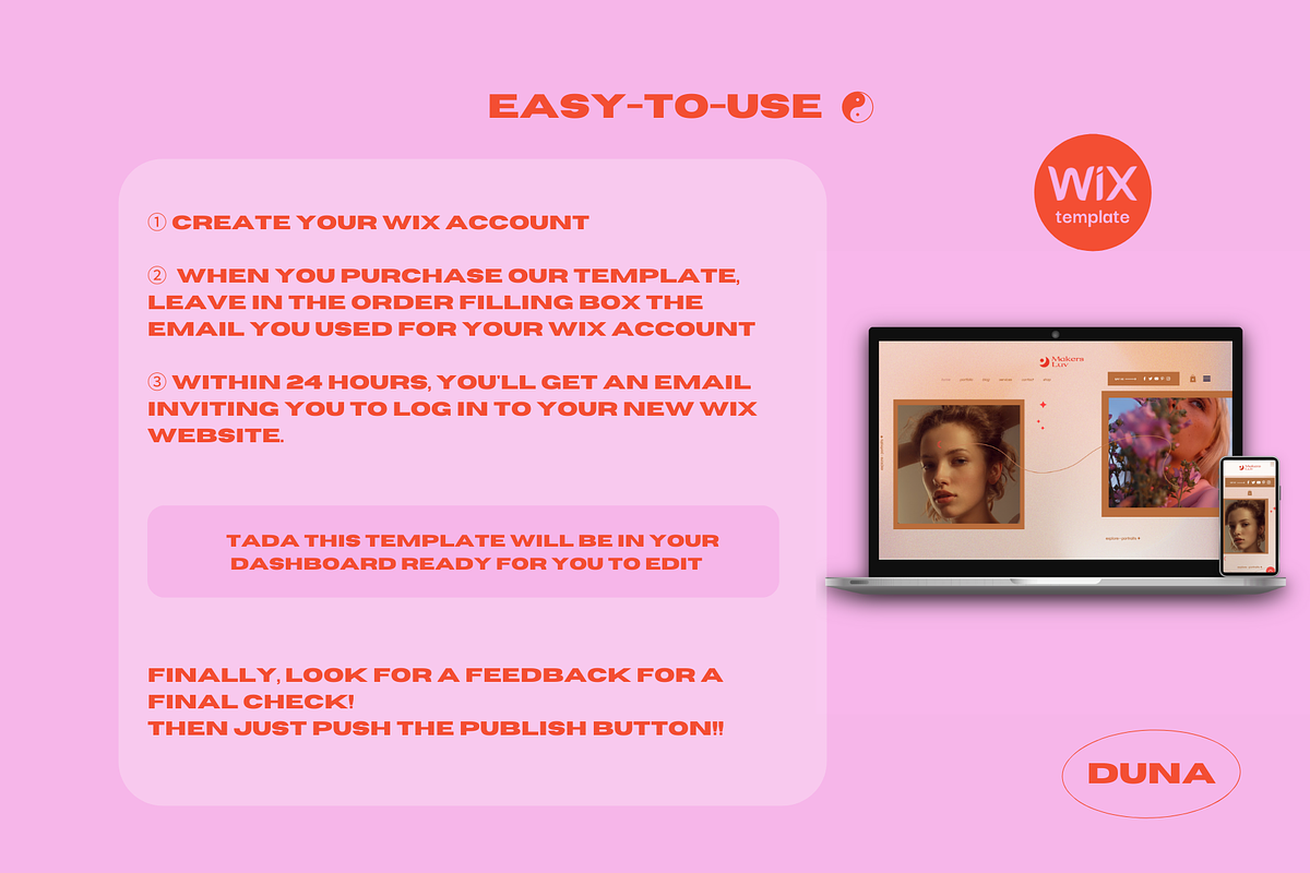 MAKERSLUV: Wix Website Template, a Websites & App Template by dunagency (Photo 7 of 9)