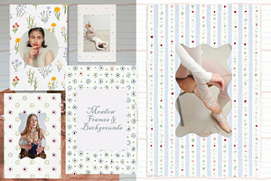 Meadow Frames & Backgrounds