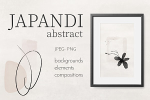 Japandi Abstract
