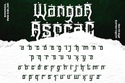 Wangor Asfrac - Modern Blackletter, a Blackletter Font by Dhabee (Thumbnail 3 of 15)