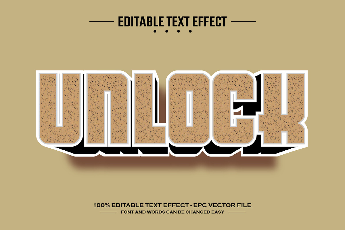 Unlock 3D editable text effect, a Layer Style Add-On by nicemorning