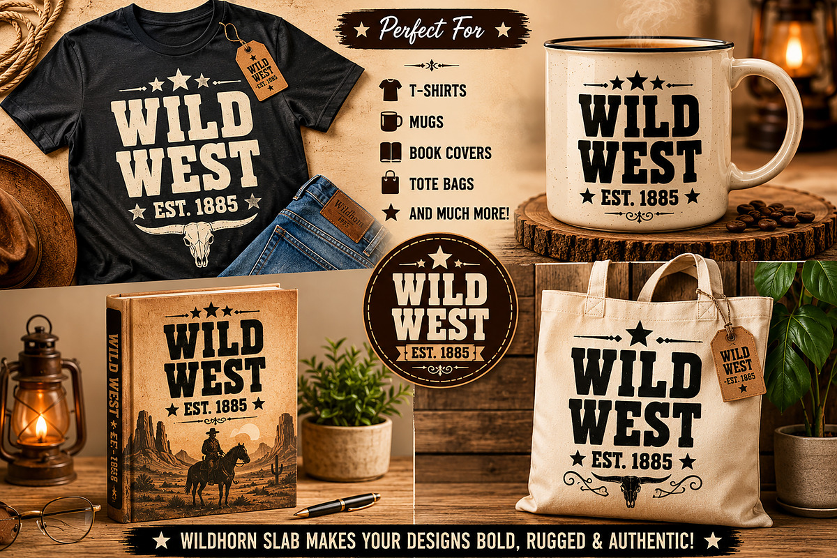 Wildhorn Slab, a Slab Serif Font by Wow Magic (Photo 6 of 8)