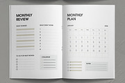 Planner Template Layout, a Stationery Template by ContestDesign (Thumbnail 5 of 7)