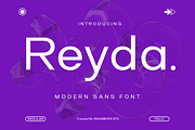 Reyda - Modern Sans Serif, a Sans Serif Font by RagamKata (Thumbnail 1 of 10)