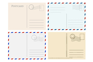 Travel Postcard Templates. Greetings