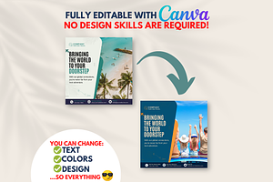 Travel Posts- Canva Templates