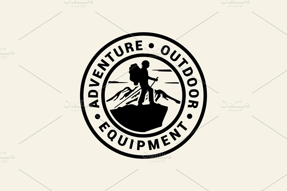 Adventure Traveling Shop logo, a Branding & Logo Template by Atlantis X Nurman Arbai