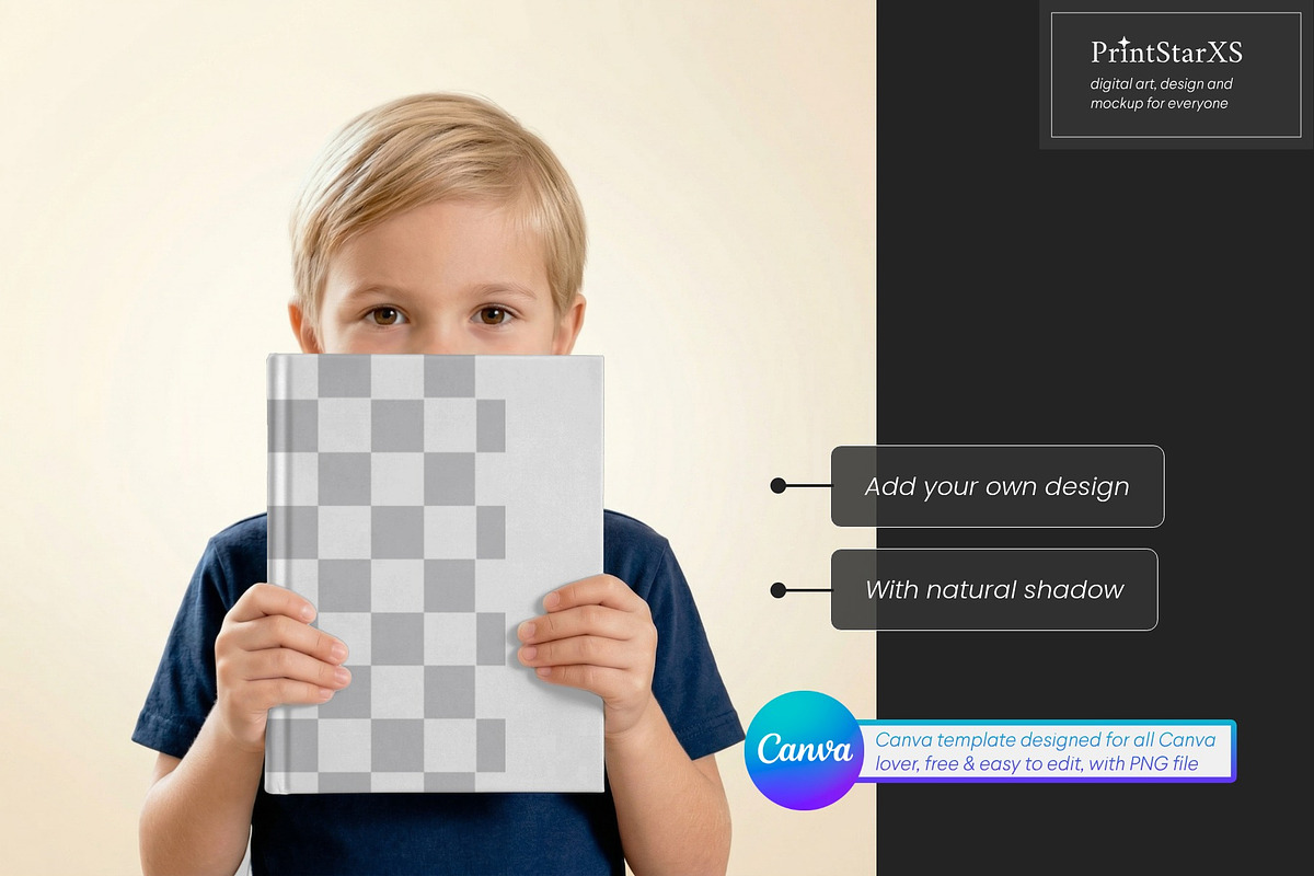 KDP Journal Book Canva Mockup Bundle, a Books & Magazine Mockup by PrintStarXS (Photo 5 of 7)