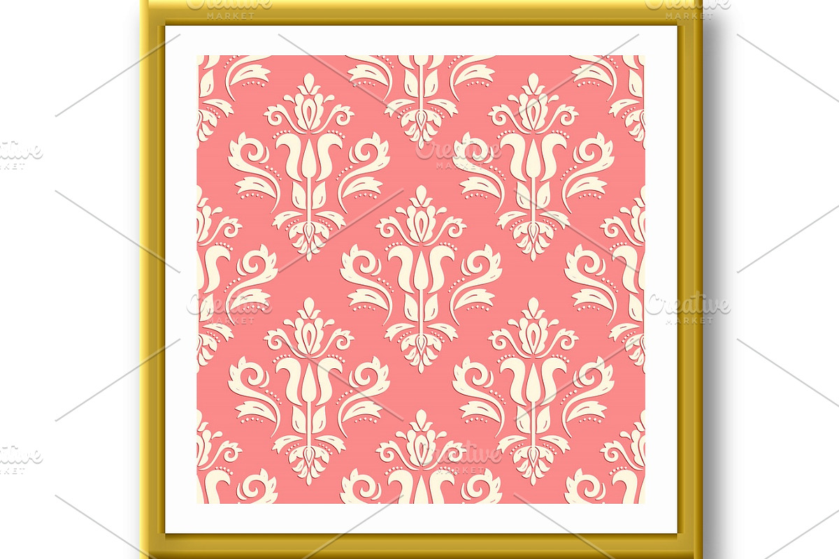 Seamless Vector Oriental Pattern, a Decorative Illustration by FineArtStudio (Photo 2 of 3)
