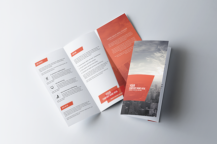 Corporate Tri-Fold Brochure Template