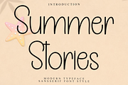 Summer Stories, a Sans Serif Font by InermediaSTUDIO (Thumbnail 1 of 8)