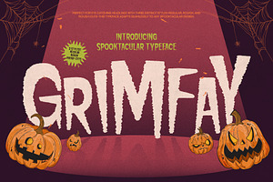 Grimfay - Horror Halloween Font