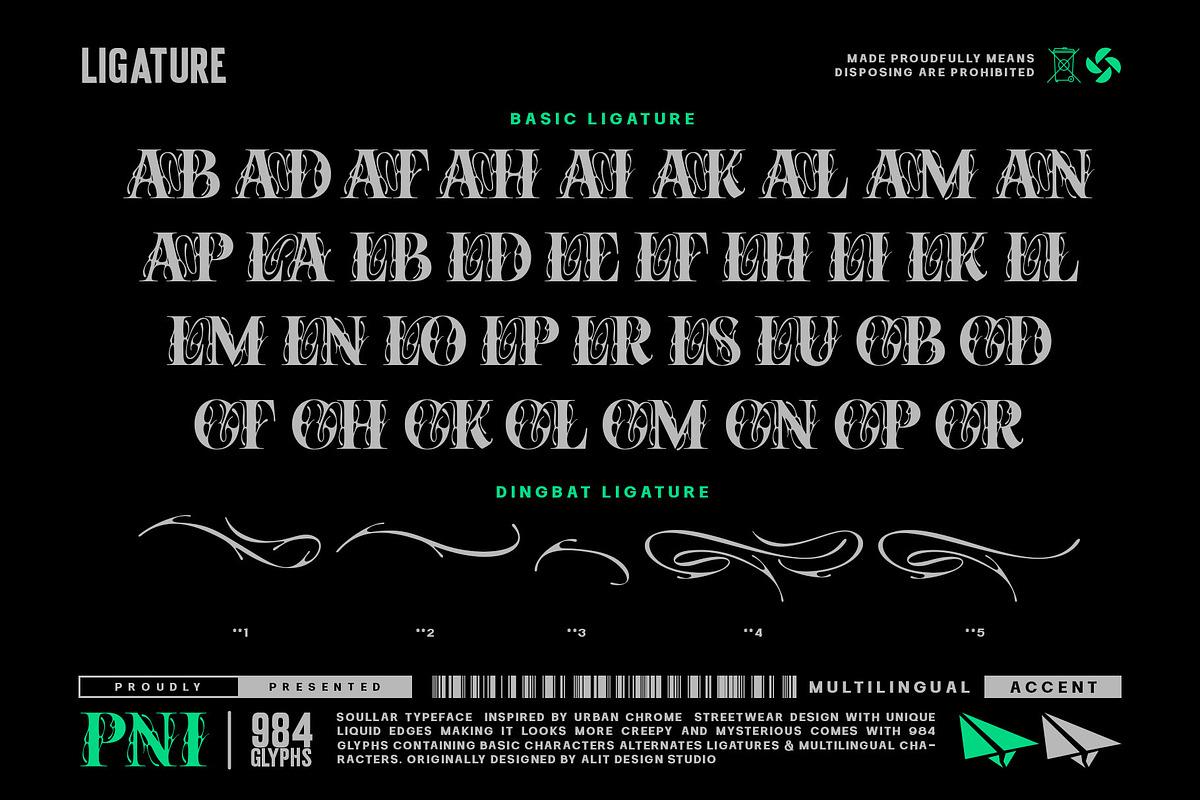 Soullar Typeface, a Serif Font by alit design (Photo 16 of 20)