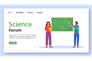 Science Forum Landing Page