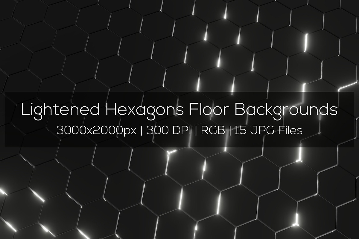Lightened Hexagons Floor Backgrounds, a Texture Graphic by The_DrX (Photo 1 of 16)