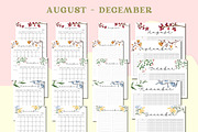 2026 Calendar Template - Canva, a Templates & Theme by Adalin Shop (Thumbnail 7 of 12)