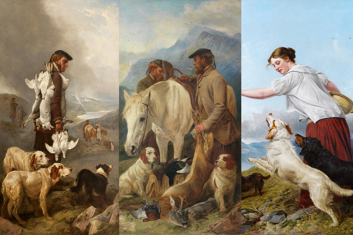 Richard Ansdell - Rare Paintings, an Animal Illustration by Digital Museum (Photo 7 of 9)
