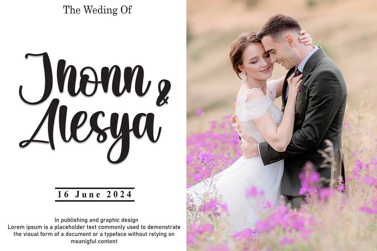 Darling Birthday | Script Font, a Handwritten Font by Scratchones (Photo 2 of 8)