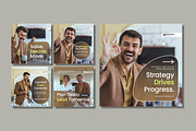 Business Social Media Post Templates, a Social Media Template by MightyDesign (Thumbnail 1 of 7)