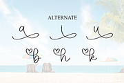 Beach | Script Font, a Handwritten Font by Scratchones (Thumbnail 7 of 9)