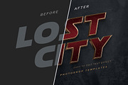 Gold and Silver Outline Text Effect, a Layer Style Add-On by Andrew Skoch Design (Thumbnail 2 of 7)