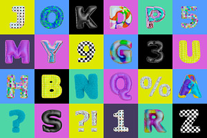 Blow - 3D Letters & Symbols