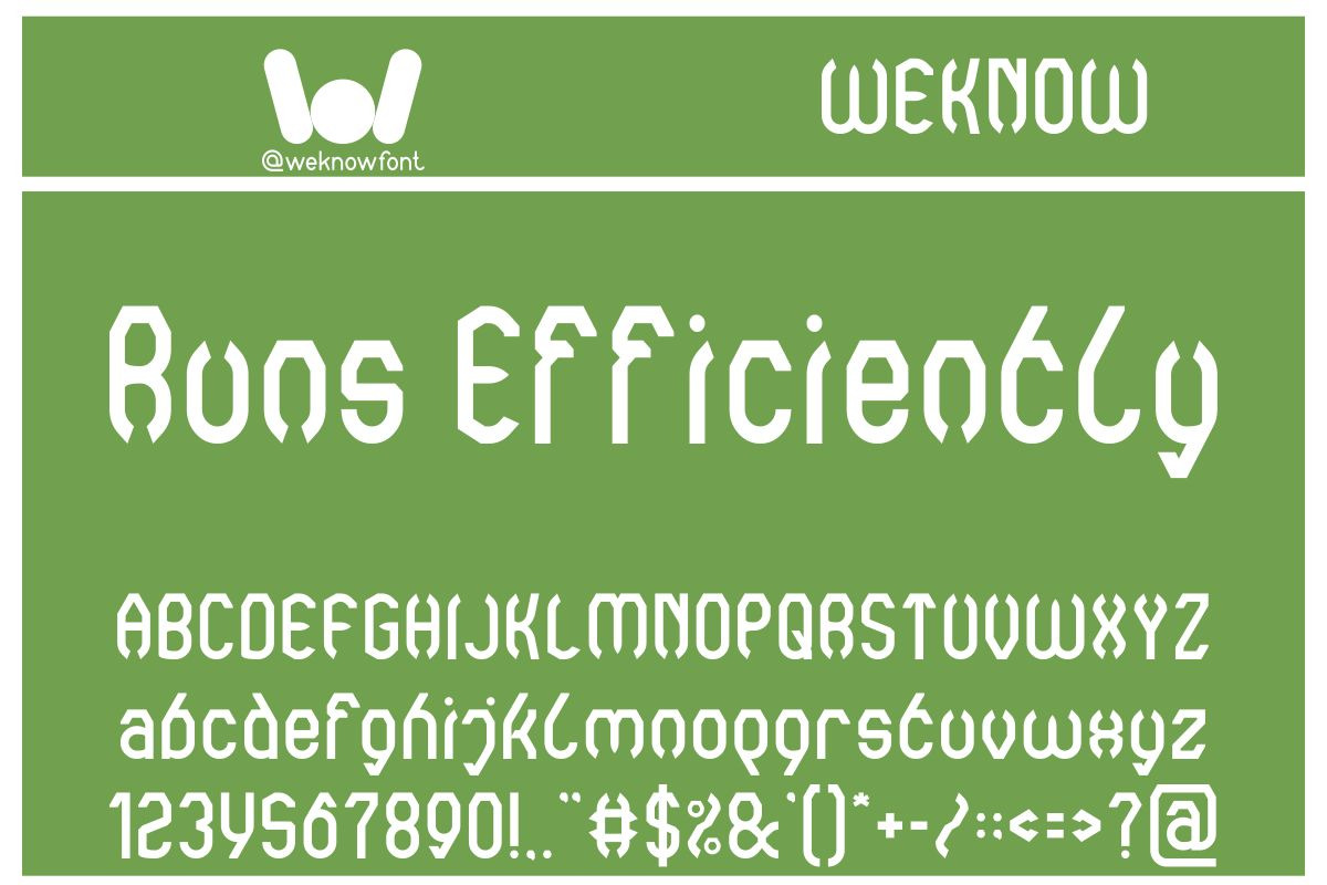 Simplify Optimize font, a Font by weknow (Photo 3 of 8)