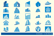 Real Estate Logo Bundle, a Solid Icon by Tekuni (Thumbnail 8 of 12)