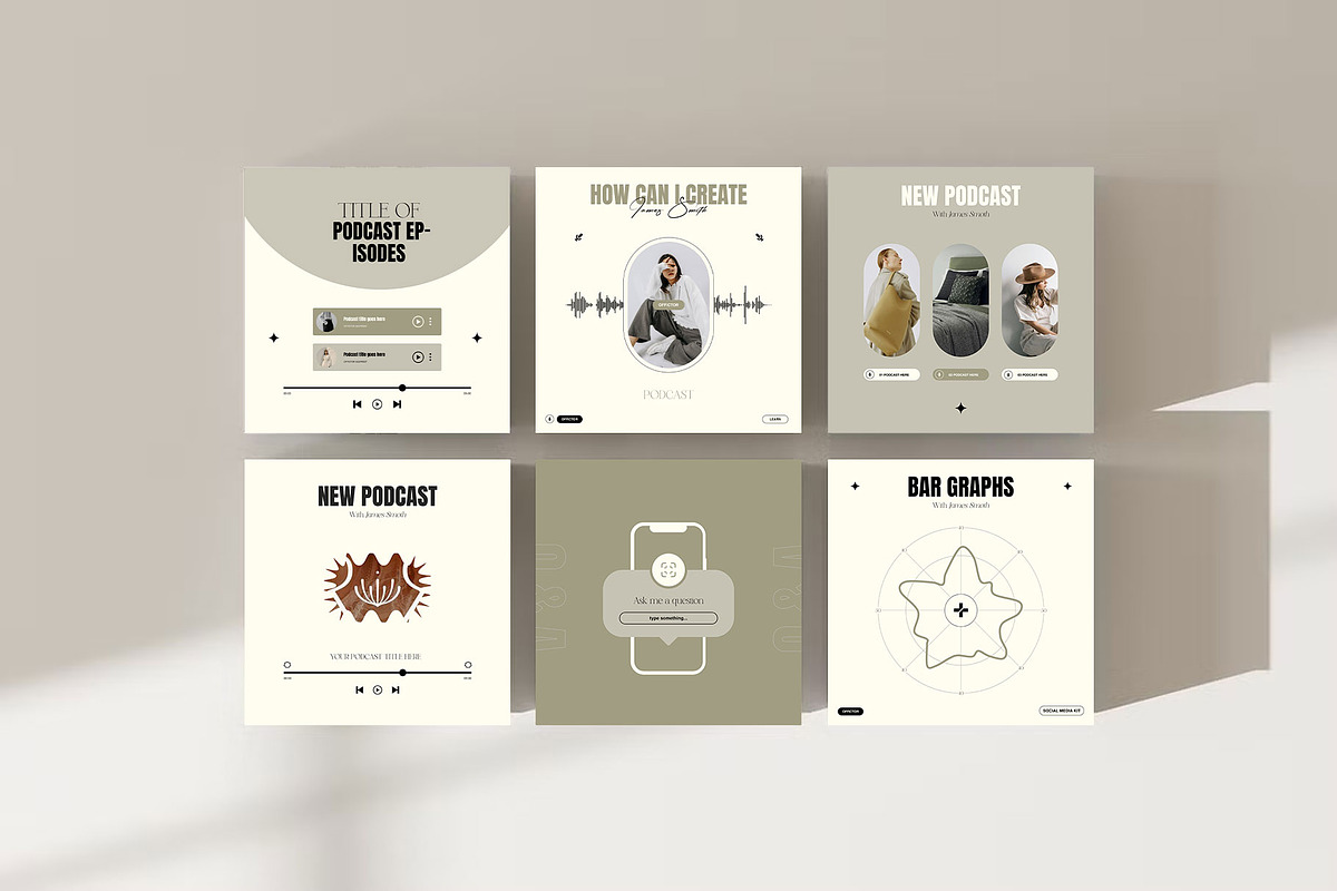 Podcast | Social Media Post, a Social Media Template by KreateTribe (Photo 9 of 9)
