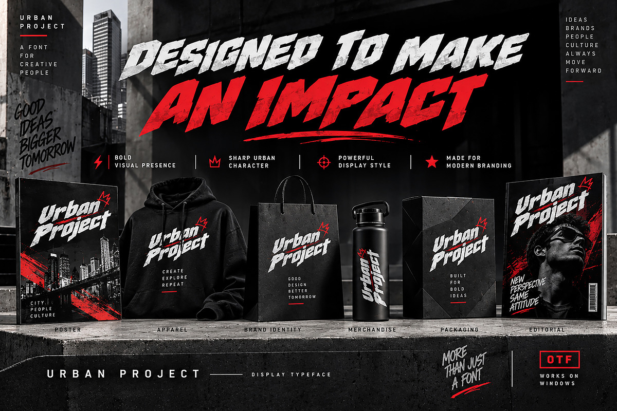 Urban Project, a Script Font by Wow Magic (Photo 2 of 5)