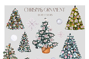 Watercolor Christmas ornaments, an Object Graphic by ma_i_vi (Thumbnail 14 of 20)