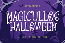 Magicullos Halloween Display Font