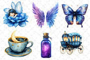 Watercolor Little Fairy Tale Clipart, an Illustration by Dream Creation (Thumbnail 5 of 6)
