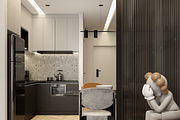 Interior Design Apartment, Living, an Architecture 3D Model by Arthitecture Home (Thumbnail 3 of 6)