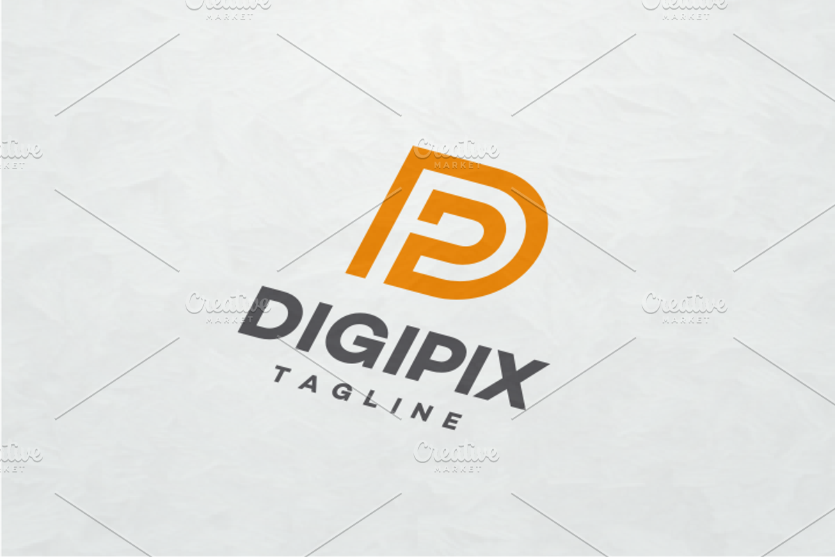 DigiPix - Letter D P DP PD Logo, a Branding & Logo Template by yopie (Photo 2 of 4)