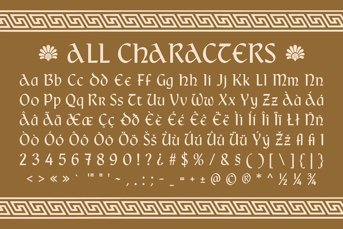 CS Monela – Uncial Font, a Serif Font by Craft Supply Co. (Photo 8 of 8)