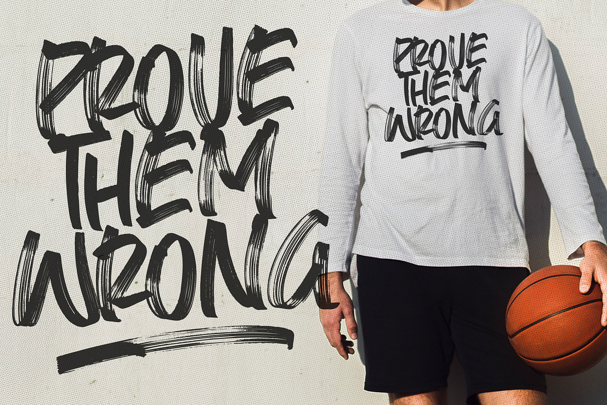 Strategic Planning-Sport Brush Font, a Font by Arendxstudio (Photo 3 of 7)
