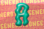 Jump Up | Wavy Groovy Font Duo, a Handwritten Font by AnMark (Thumbnail 5 of 15)