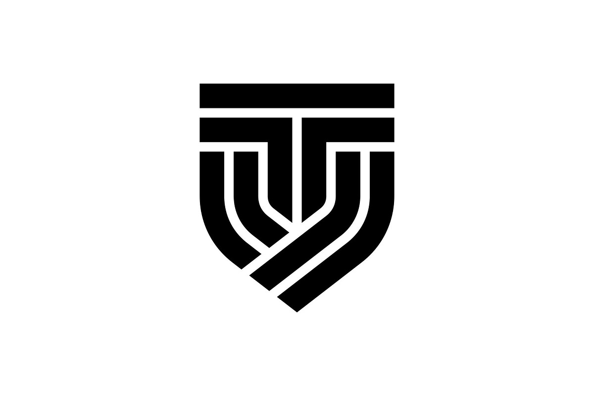 Letter TV VT Shield Protection Logo, a Branding & Logo Template by Buqancreative (Photo 1 of 4)