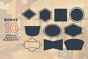 Barbershop Logo Elements Vector, an Illustration by Dawnside Graphic (Thumbnail 5 of 5)