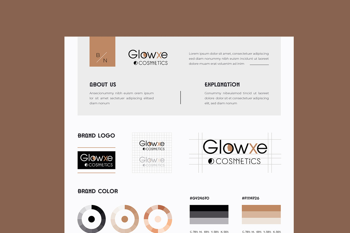 Brand Guidelines Poster, a Flyer Template by MightyDesign (Photo 2 of 8)