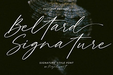 Beltard - Signature font