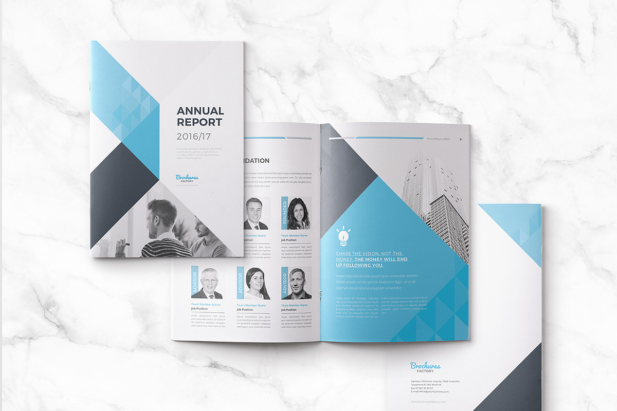 Annual Report, a Brochure Template by BrochuresFactory (Photo 2 of 11)