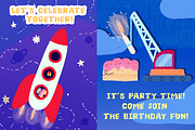 Boys Birthday Invitation & Cards Kit, a Decorative Illustration by Schumacher Shop (Thumbnail 3 of 20)